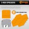 3 Inch Plastic Body Filler Spreader Tools for Automotive Body Fillers (50 Pack), Putties, Glazes, Epoxy Resin, Caulk, Glues - Plastic Spreader Tool